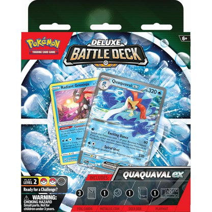 Pokémon Quaquaval ex Deluxe Battle Deck - 60 kortų kaladė