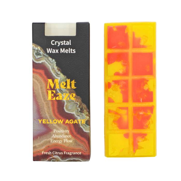 MeltEaze Fresh Citrus - kvapusis vaškas su geltonuoju agatu, 50 g | Ancient Wisdom