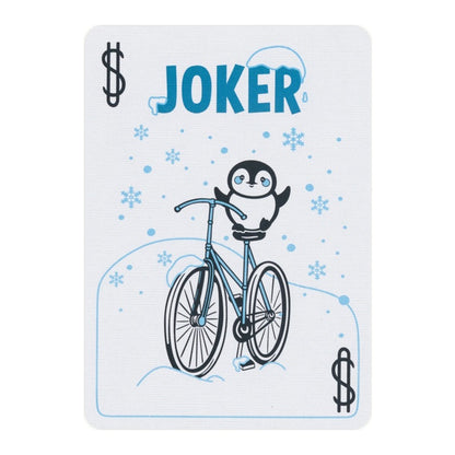 Penguin žaidimo kortos Bicycle