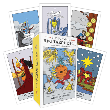 The Ultimate RPG Tarot - Taro kortos, kosmetinis defektas