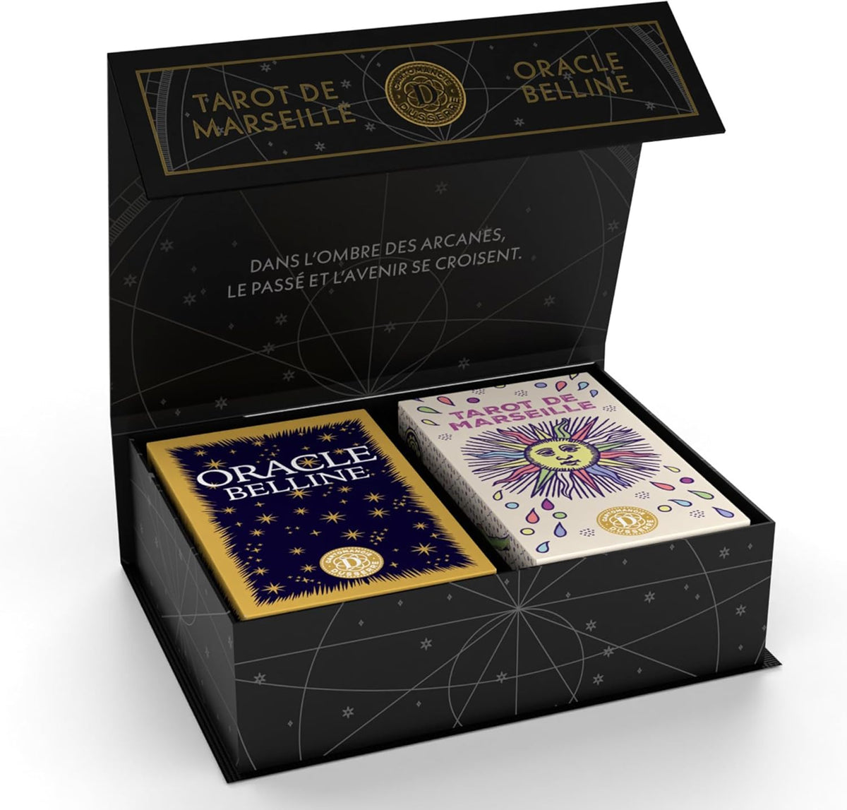 Minis Jeux Tarot de Marseille kortos prancūzų kalba Grimaud Cartomancie