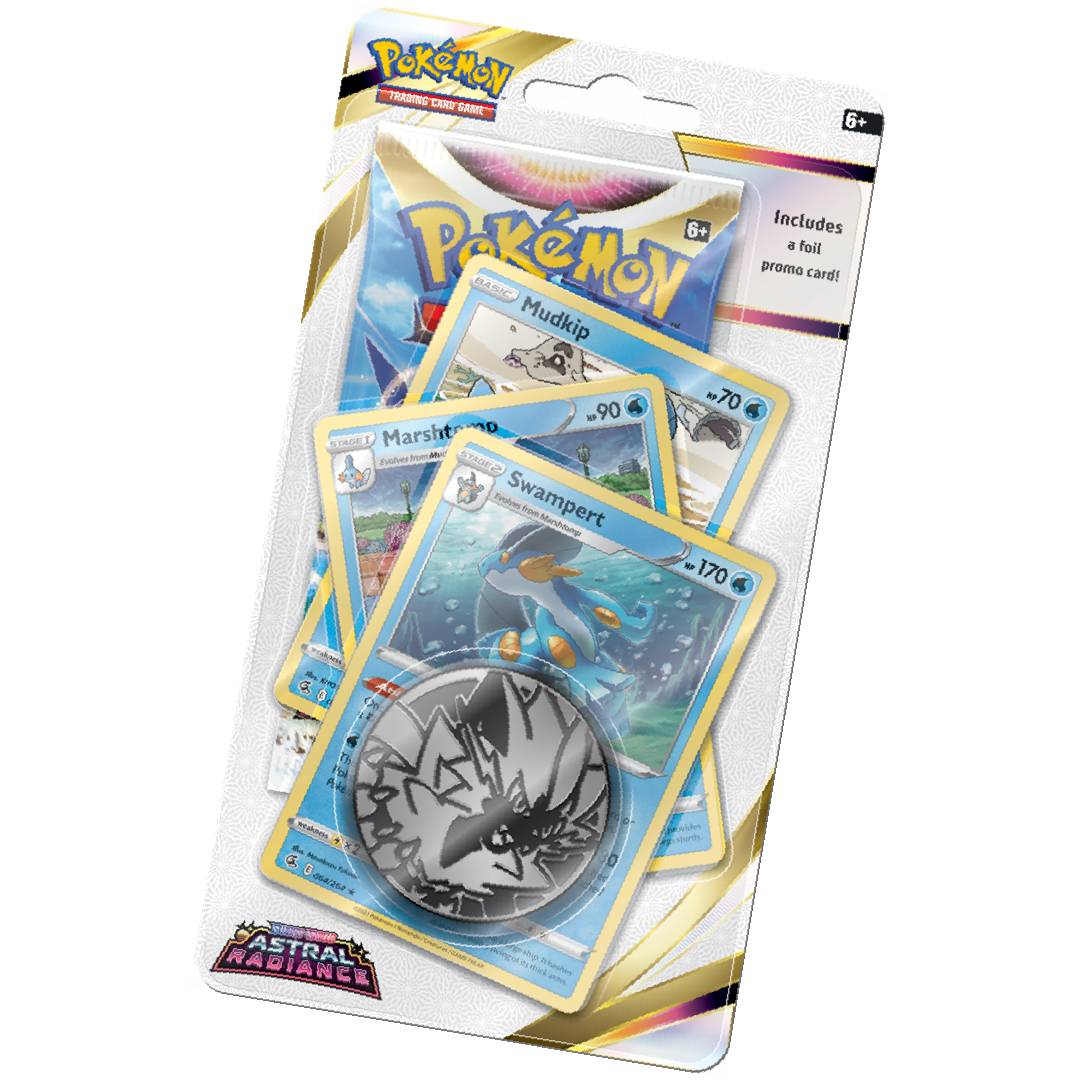 Pokémon Astral Radiance Swampert Premium Checklane - kortų rinkinys