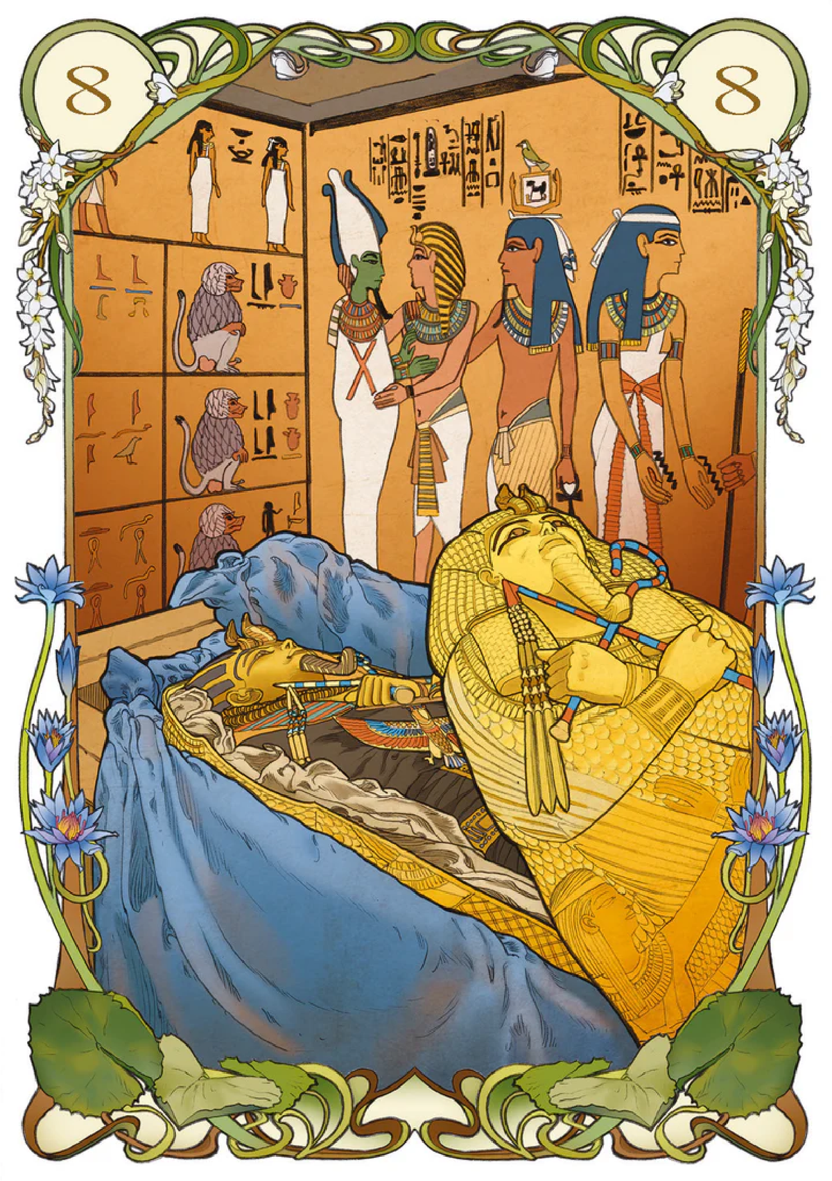 Egyptian Lenormand Oracle - 36 kortos | Lo Scarabeo