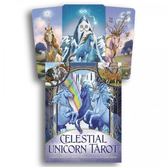 Celestial Unicorn Tarot - taro kortos su kosmetiniu defektu | Llewellyn