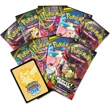 Pokémon Perfect Order Elite Trainer Box - kortų ir priedų rinkinys
