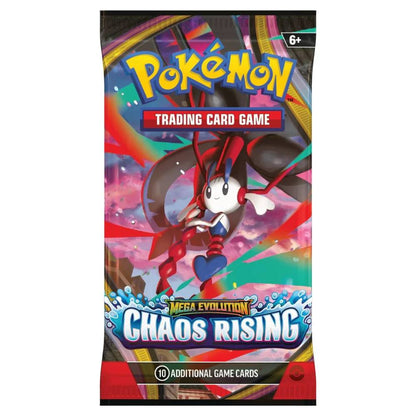 Pokémon Mega Evolution - Chaos Rising Booster - kortų papildymas