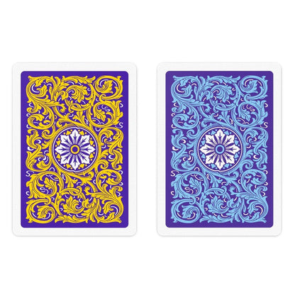 Copag Neoteric Poker Regular Index - 2 kaladės (violetinė, geltona, mėlyna)