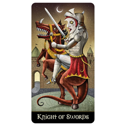 Deviant Moon Tarot Borderless Miniature Edition - mini taro kortos