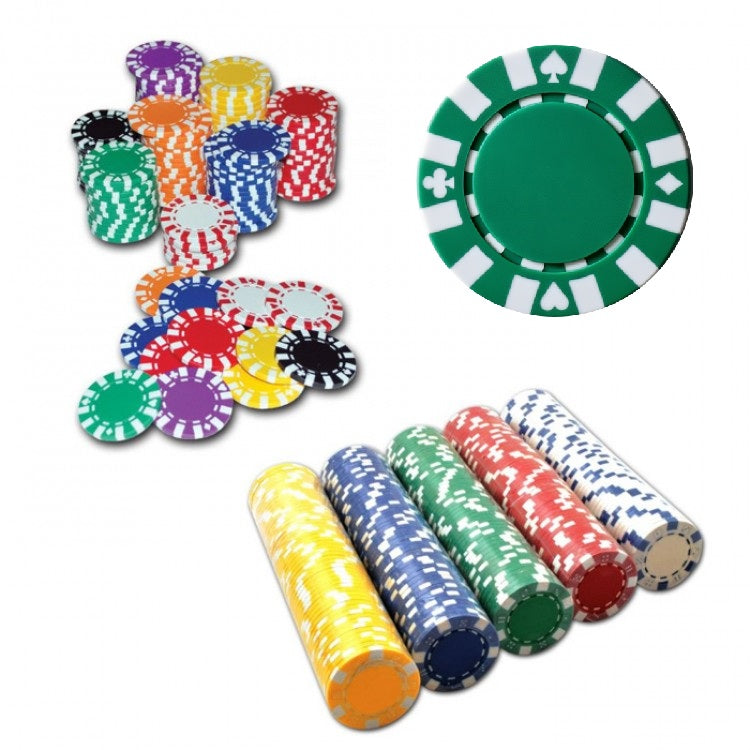 Star - žali pokerio žetonai, 50 vnt.