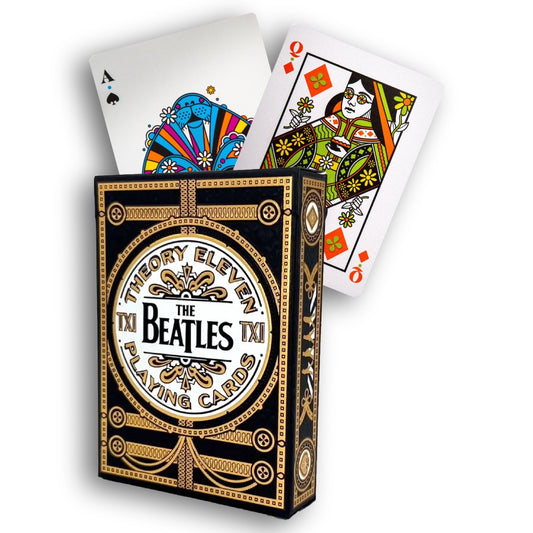 The Beatles Special Edition - juodos žaidimo kortos | Theory11