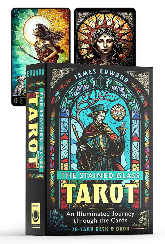 The Stained Glass Tarot - vitražų įkvėptos taro kortos