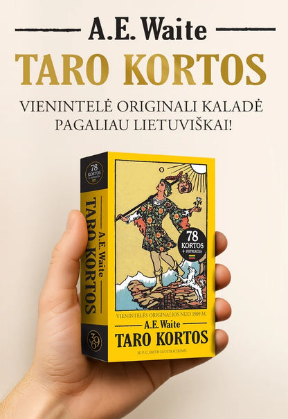 A. E. Waite - taro kortos lietuvių kalba | 369 Cards