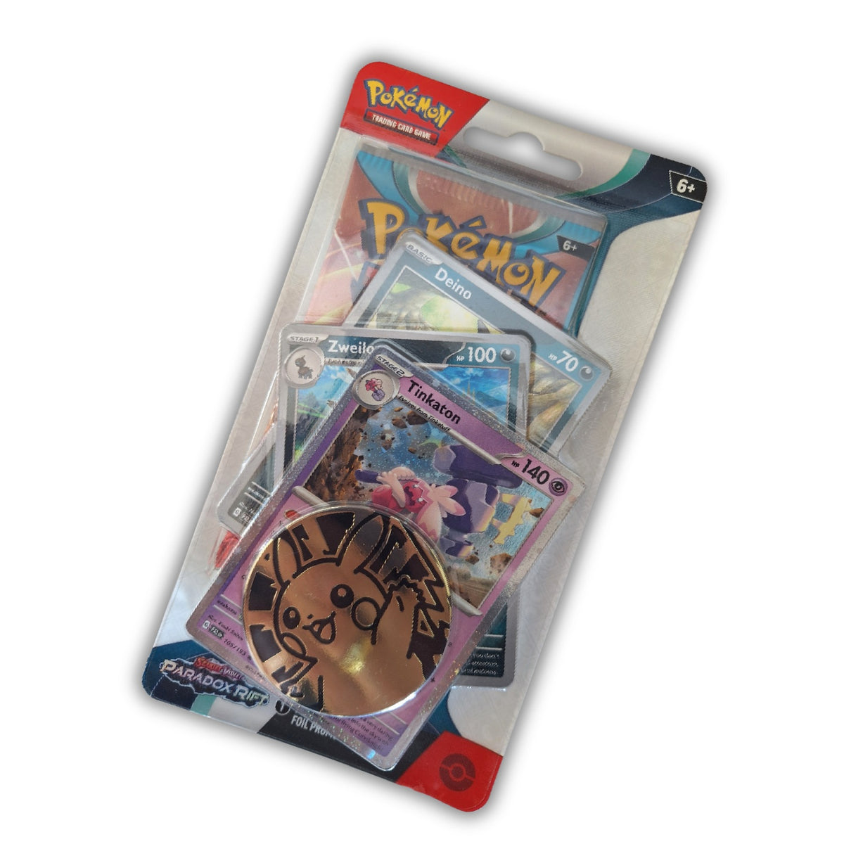 Pokémon Paradox Rift Premium Tinkaton - rinkinys su kosmetiniu defektu