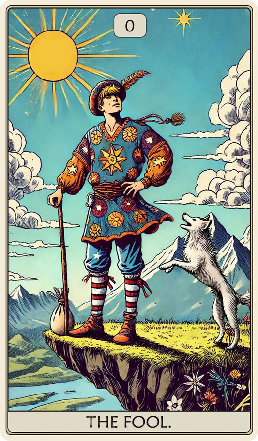 Fantasy Puzzles Tarot: The Fool - medinė dėlionė, 250 detalių