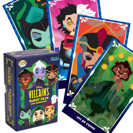 Funko: Disney Villains - taro kortos ir vadovas