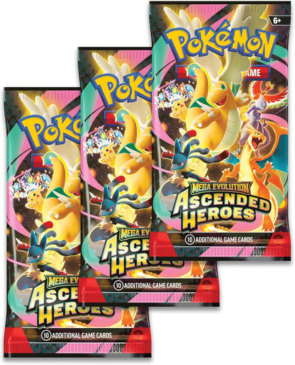 Pokémon Ascended Heroes Charmander Tech Sticker Collection - rinkinys