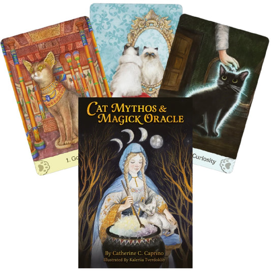 Cat Mythos & Magick Oracle - orakulo kortos | U.S. Games Systems