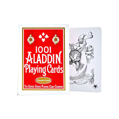 1001 Aladdin - raudonos žaidimo kortos | USPCC