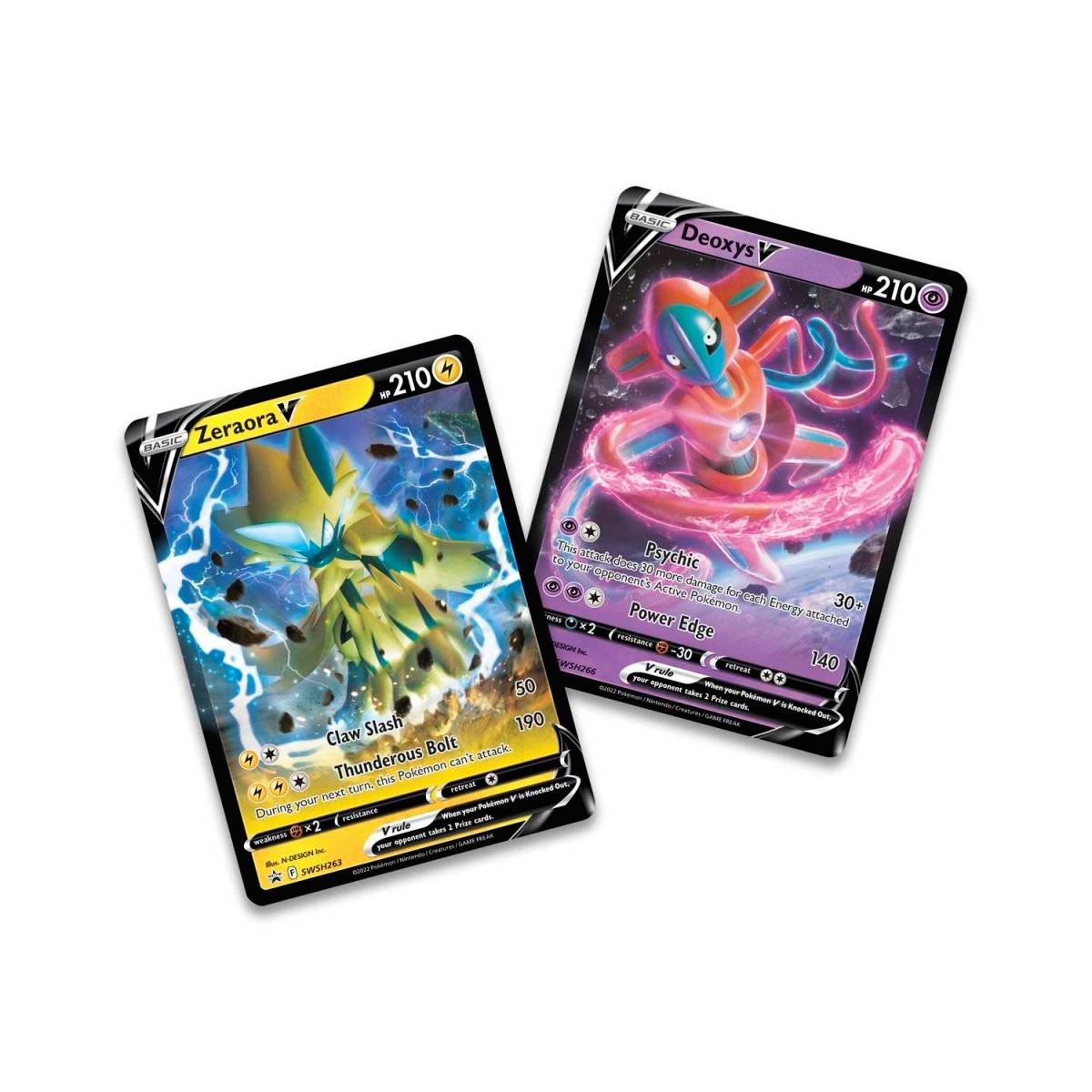 Pokémon Zeraora vs. Deoxys V Battle Deck - dviejų kaladžių rinkinys