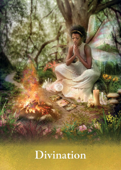 Pocket Oracle of the Fairies - Karen Kay kišeninės orakulo kortos