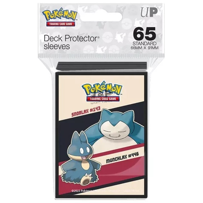 Ultra PRO Snorlax & Munchlax - kortų įmautės, 65 vnt.