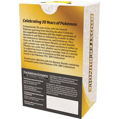 Pokémon TCG: 30th Celebration Booster Bundle rinkinys (anglų k.)