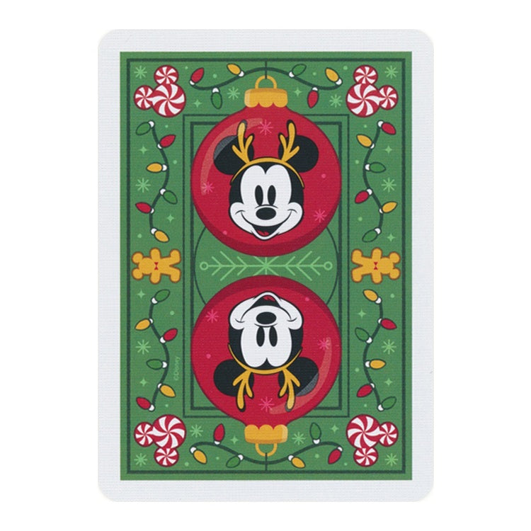 Disney Mickey and Friends Holiday žaidimo kortos Bicycle