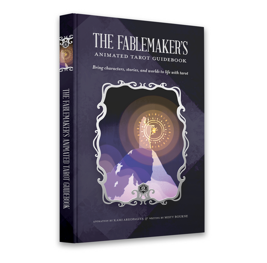 The Fablemaker's Animated Tarot Guidebook - knyga, kosmetiniai defektai