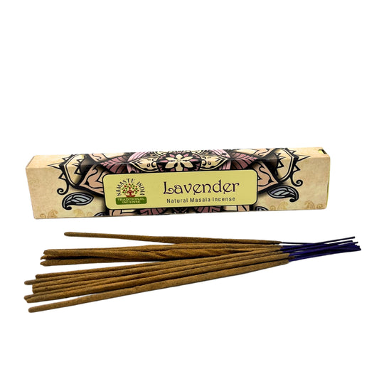 Namaste Mandala Masala Lavender - levandų smilkalai, 15 g