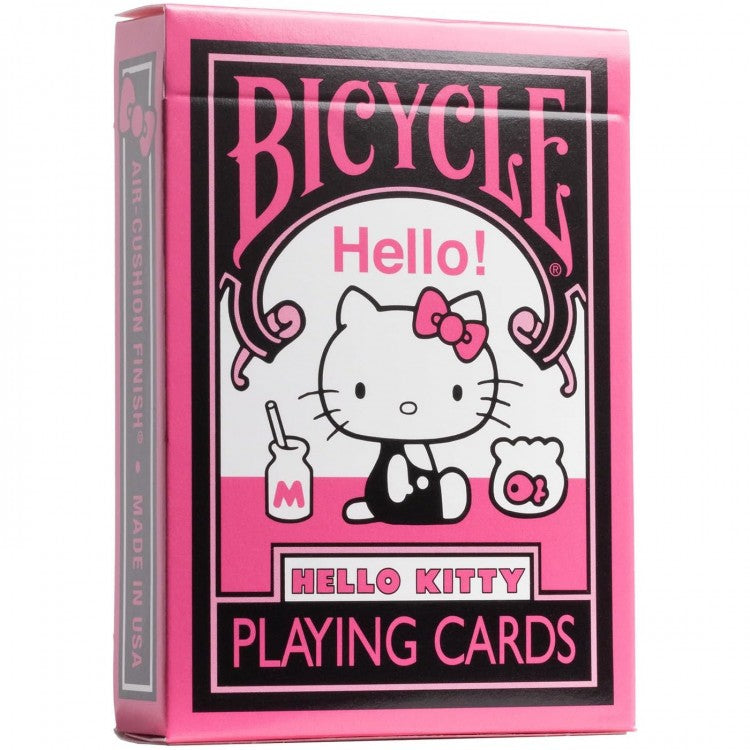 Hello Kitty Black & Pink - žaidimo kortos, kosmetinis defektas | Bicycle