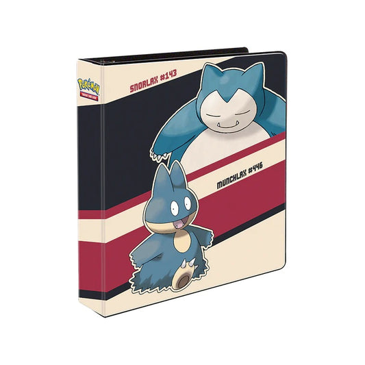 Pokémon Snorlax ir Munchlax - 2 colių kortų segtuvas | Ultra PRO