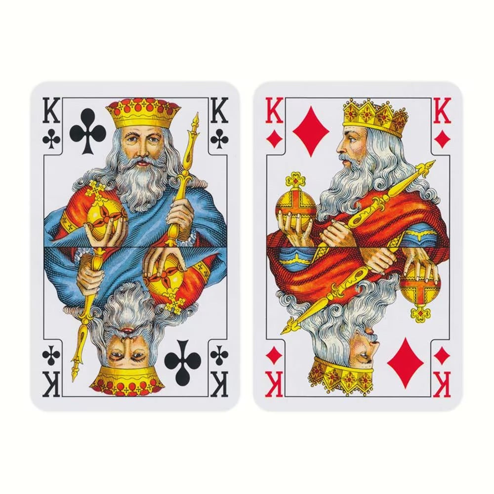 Piatnik Bridge - Poker - Whist kortų kaladė 1 vnt. (žalia arba ruda)