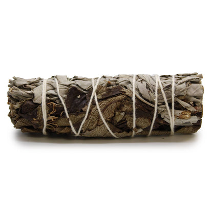 White Sage & Black Sage - šalavijų smilkymo ryšulėlis, 10 cm | Ancient Wisdom