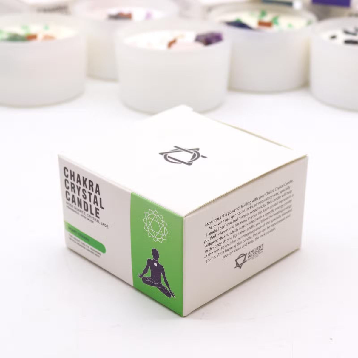 Chakra Crystal žvakė - Heart Chakra Ancient Wisdom