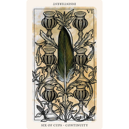 The Medieval Feathers Tarot - taro kortos | Blue Angel