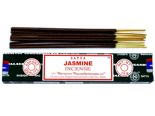 Satya Jasmine - jazminų smilkalų lazdelės, 15 g