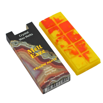 MeltEaze Fresh Citrus - kvapusis vaškas su geltonuoju agatu, 50 g | Ancient Wisdom