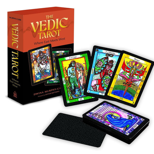 The Vedic Tarot: East Meets West - Taro kortų ir vadovo rinkinys