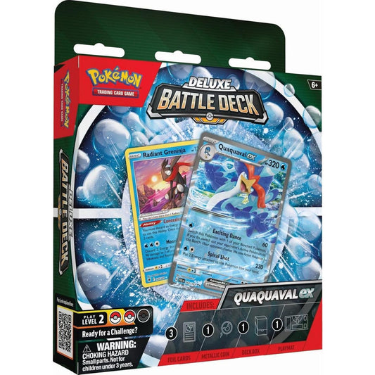 Pokémon Quaquaval ex Deluxe Battle Deck - 60 kortų kaladė