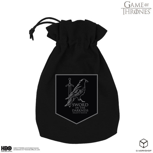 Q-Workshop Game of Thrones Night’s Watch - kauliukų maišelis