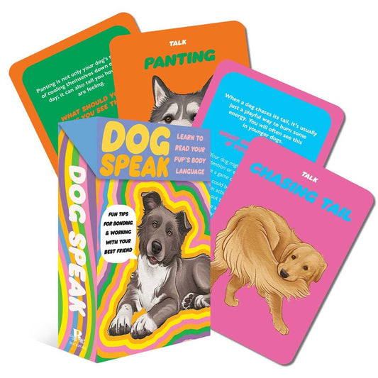 Dog Speak - 24 šunų pažinimo ir mokymo kortos