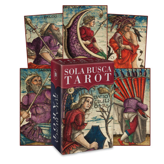 Sola Busca Tarot Mini - kišeninės Taro kortos | Lo Scarabeo