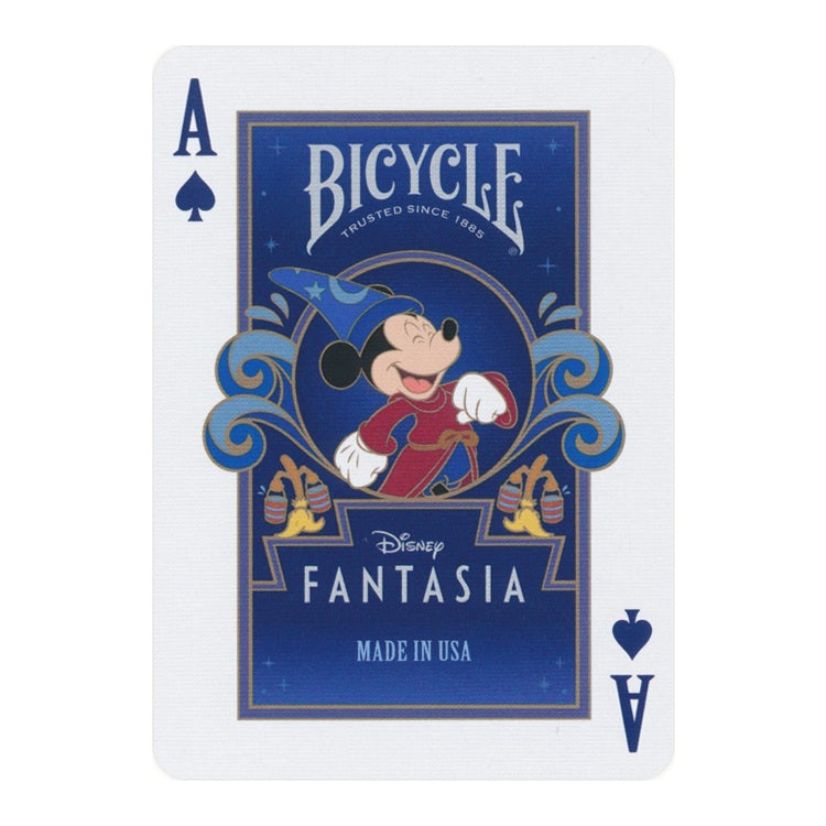 Disney Fantasia žaidimo kortos Bicycle