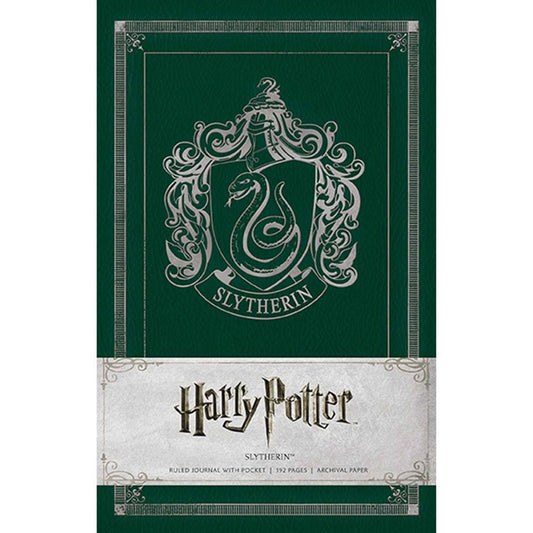 Harry Potter Slytherin - linijuota užrašinė kietais viršeliais