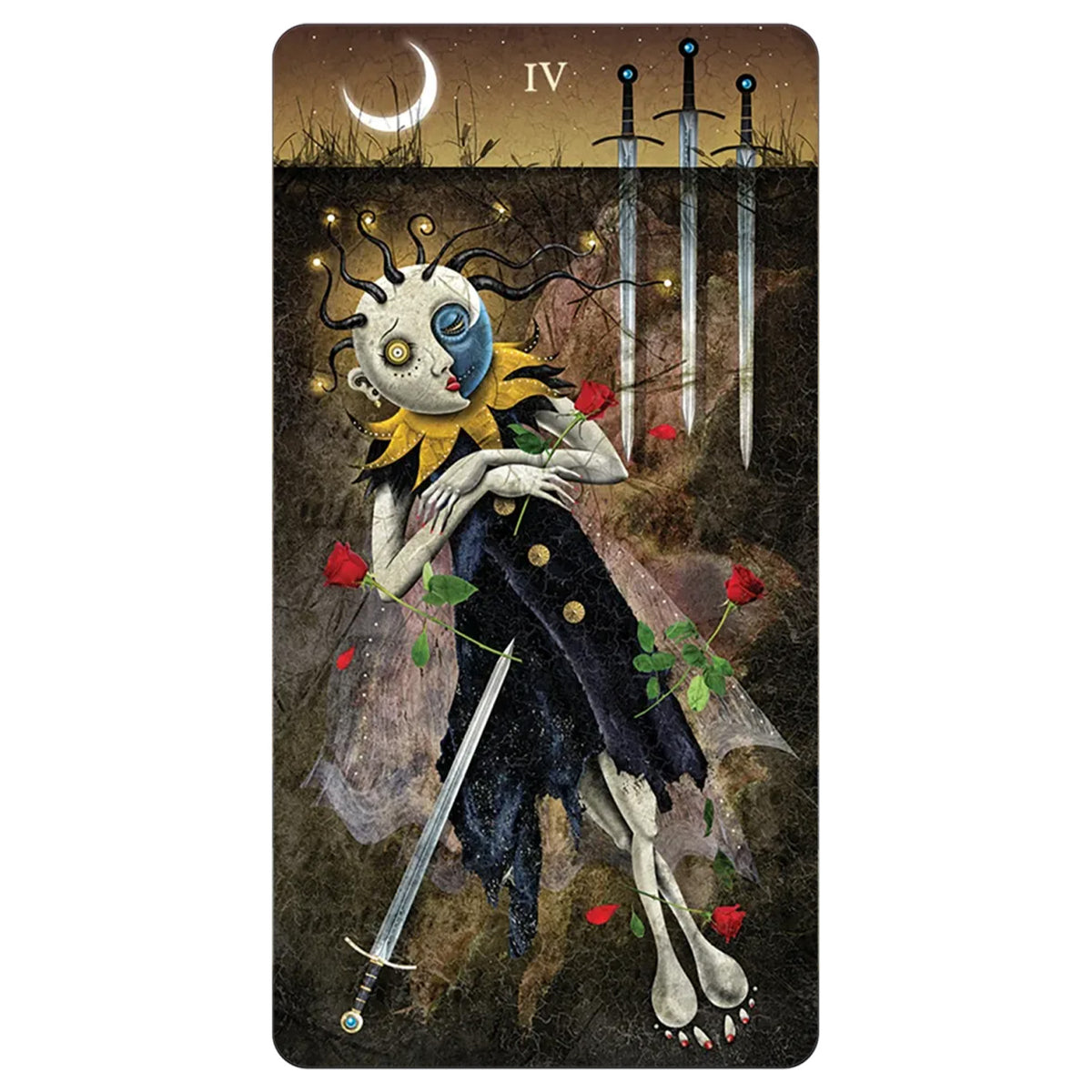Deviant Moon Tarot Borderless Miniature Edition - mini taro kortos