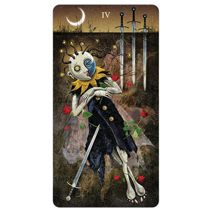 Deviant Moon Tarot Borderless Miniature Edition - mini taro kortos