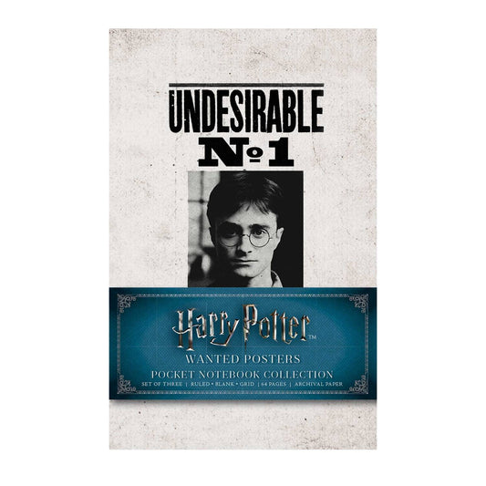 Harry Potter Wanted Posters - 3 kišeninių užrašinių rinkinys