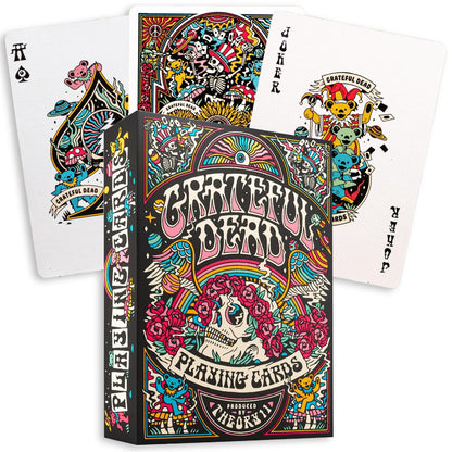 Kosmetinis defektas Grateful Dead žaidimo kortos Theory11