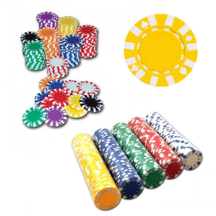 Star - geltoni pokerio žetonai, 50 vnt.
