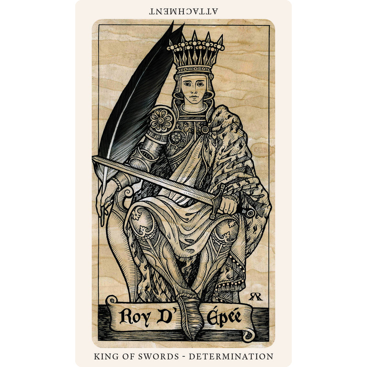 The Medieval Feathers Tarot - taro kortos | Blue Angel